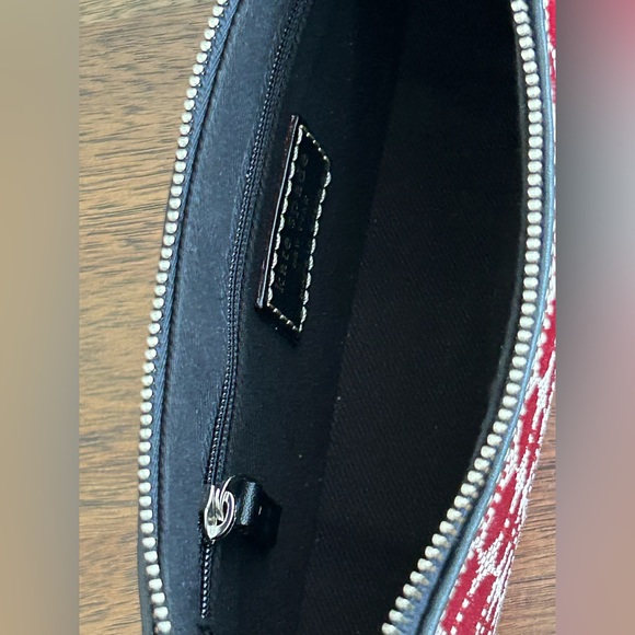 Vintage Kate Spade Y2K Dot Noel Shoulder Bag Red 10” - Picture 5 of 6